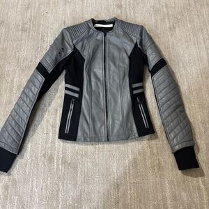 Blanc Noir leather jacket Size XS